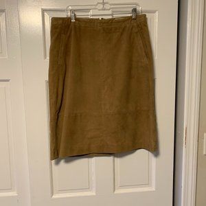 Boden Suede Skirt
